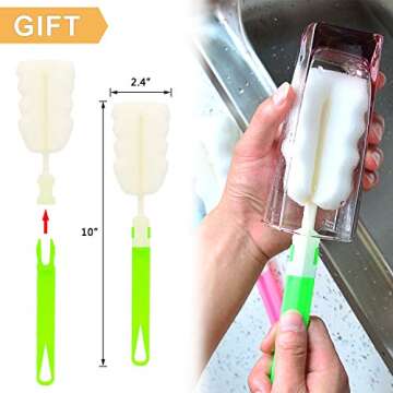 Tanzfrosch 32oz Cup and Extractor Blade Replacement Parts Blender Accessories Compatible with Nutribullet 600W/900W Models (4 Packs)