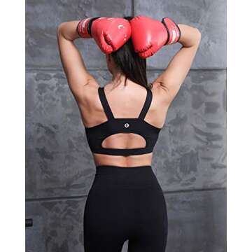 RUNNING GIRL High Impact Sports Bras for Women
