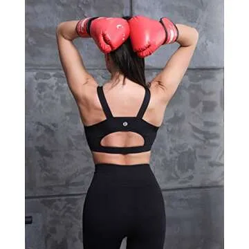 RUNNING GIRL High Impact Sports Bras for Women
