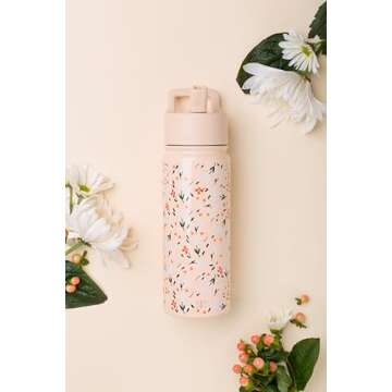 Simple Modern Kids Water Bottle with Straw Lid | Insulated Stainless Steel Reusable Tumbler for Todd...