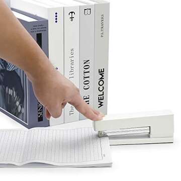 Stapler with 1000 Staples-Plier Stapler Save 60% Power,Good for Stapling at Home School or Warehouse...