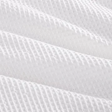 Bedsure Cotton Duvet Cover King - 100% Cotton Waffle Weave Coconut White Duvet Cover King Size, Soft and Breathable Duvet Cover Set for Gifts (King, 104"x90")