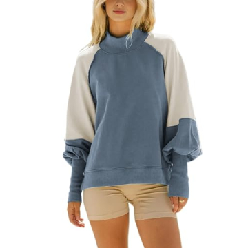 TAQCUX Women's Sweatshirts Crewneck Long Sleeve Tunic Sweaters - Chic Fall Fashion