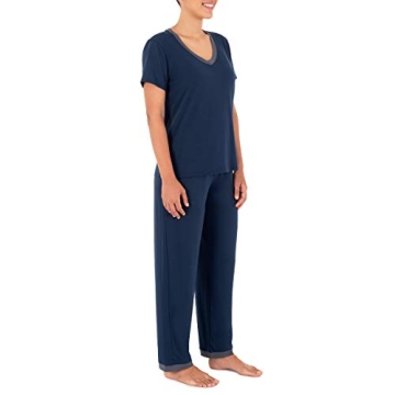 Fruit of the Loom Women's 2 Piece Sleep Pajama Set
