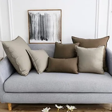 Stylish 26x26 Cotton Linen Pillow Covers for Any Room