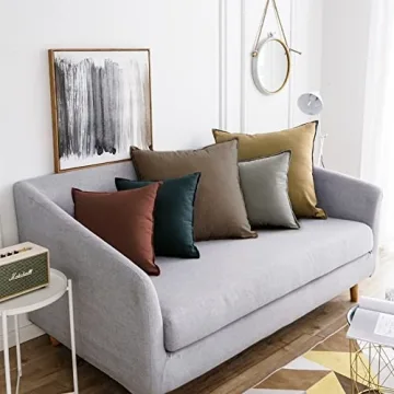 Stylish 26x26 Cotton Linen Pillow Covers for Any Room