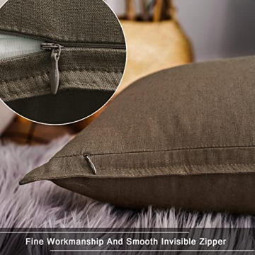 Stylish 26x26 Cotton Linen Pillow Covers for Any Room