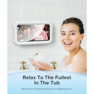 LC-dolida Waterproof Shower Phone Holder for iPhone and Android