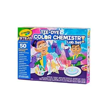 Crayola Tie Dye Color Chemistry Set for Kids, STEAM STEM Fun