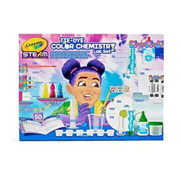 Crayola Tie Dye Color Chemistry Set for Kids, STEAM STEM Fun