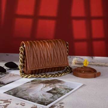 Montana West Quilted Evening Handbags for Women Crossbody Bags Trendy Small Purses and Top Handle Ha...