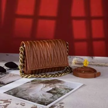 Montana West Quilted Evening Handbags for Women Crossbody Bags Trendy Small Purses and Top Handle Ha...