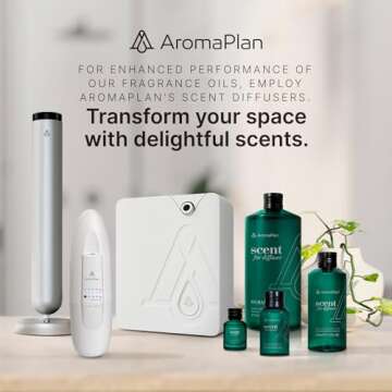 Aromaplan Hotel Scents Inspired by Baccarat Rouge 5 Fl Oz (148ml), Home Luxury Aroma & Hotel Fragrance Diffuser Oil for Aromatherapy- USA Made, Bigger Bottle, Bolder Aroma & Longer Lasting