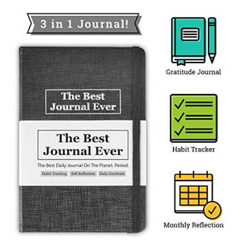Daily Positivity Journal For Happiness, Wellness, Mindfulness & Self Care - Inspirational Journals T...