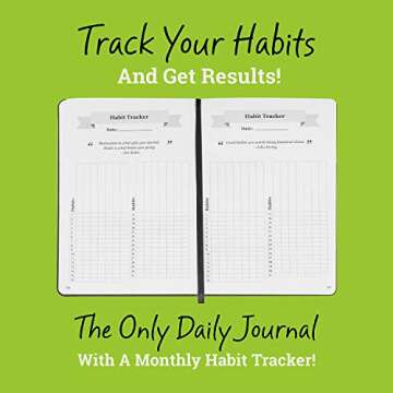 Daily Positivity Journal For Happiness, Wellness, Mindfulness & Self Care - Inspirational Journals To Write In, Writing Prompt Journal & Guided Journal Gifts For Men & Women - Hardcover Diary Notebook