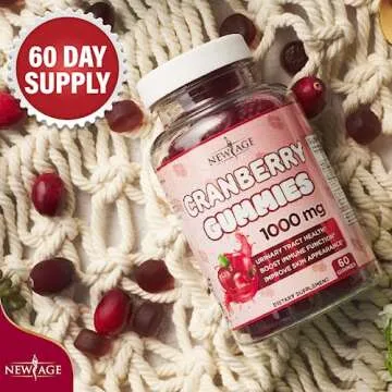 NEW AGE Cranberry Gummies for Urinary Tract Support