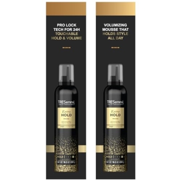 TRESemmé Extra Hold Mousse & Keratin Hair Mask 3-Piece Set