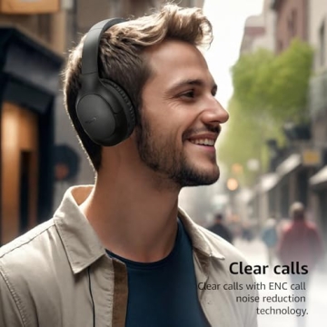 TOZO Bluetooth 5.4 Headphones - 70H Playtime, Foldable