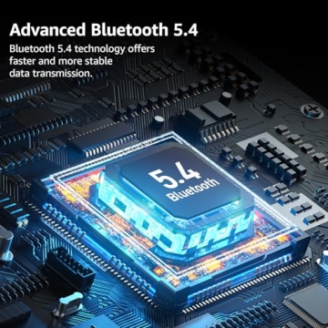 TOZO Bluetooth 5.4 Headphones - 70H Playtime, Foldable