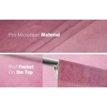 UrcTepics 5x7ft Pro Microfiber Retro Abstract Pink Backdrop Canvas Portrait Background Pink Poly Bac...