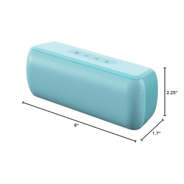 LENRUE Portable Bluetooth Speaker - 16H Playtime & Loud Sound