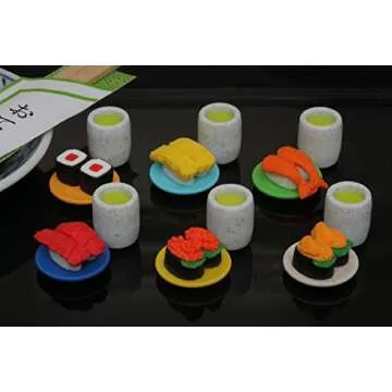 20 of Assorted IWAKO Japanese Puzzle Eraser - Restaurant Food Collection (20 will be randomly selected from images)