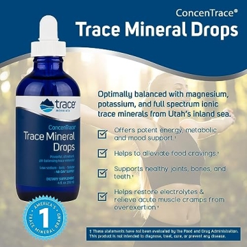 Trace Minerals ConcenTrace Drops for Hydration and Wellness