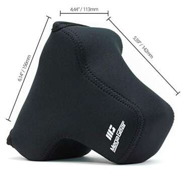 Megagear MG1568 Ultra Light Neoprene Camera Case Compatible with Sony Alpha A7 III, A7R III, A9 (28-...