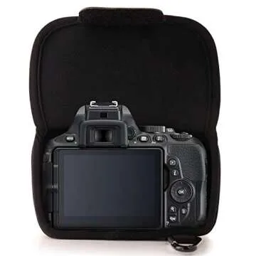 Megagear MG1568 Ultra Light Neoprene Camera Case Compatible with Sony Alpha A7 III, A7R III, A9 (28-70mm) - Black, One Size