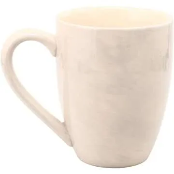 Pavilion Gift Company Best Mom Ever Tan and Purple Large 20 oz Ceramic Coffee Mug Tea Cup, Beige