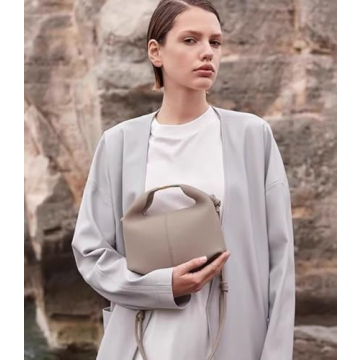 Stylish Bento Bag Leather Shoulder Bag for Women