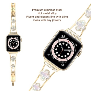 Elegant Adjustable Apple Watch Band - Luxury Design for Women