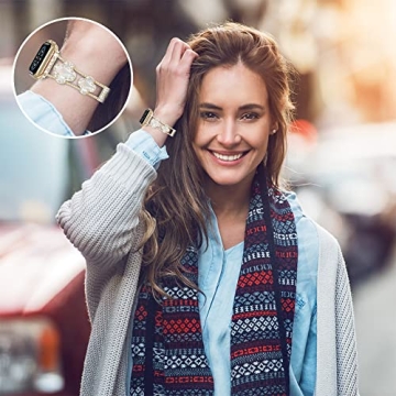 Elegant Adjustable Apple Watch Band - Luxury Design for Women