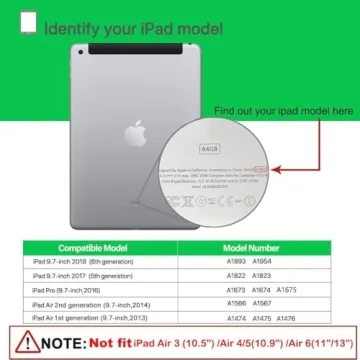 Durable SUPLIK Kids Case for iPad 5th/6th Gen & Air 2