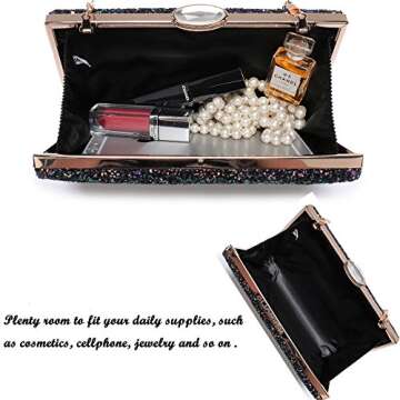 Elegant Sparkling Clutch Purse for Events and Parties