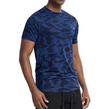 Quick Dry Shirts for Men - Breathable & Comfortable Athletic Tee