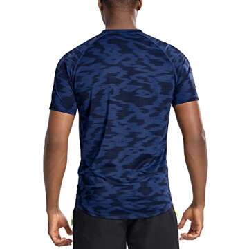 Quick Dry Shirts for Men - Breathable & Comfortable Athletic Tee