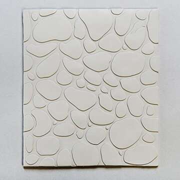 Sculpey Tools Nature Texture Sheet Set, reusable 2 piece set, Great for all types of DIY crafts, pol...