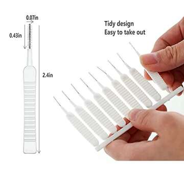 Shower Head Cleaning Brush 20pcs, Anti-Clogging Shower Nozzle Cleaning Brush Multifunctional Shower ...