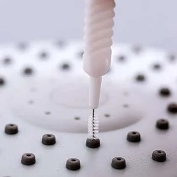 Shower Head Cleaning Brush 20pcs, Anti-Clogging Shower Nozzle Cleaning Brush Multifunctional Shower Head Cleaner Tool for Pore Hole Bathroom Home Supplies Nylon Small Cleaning Brush