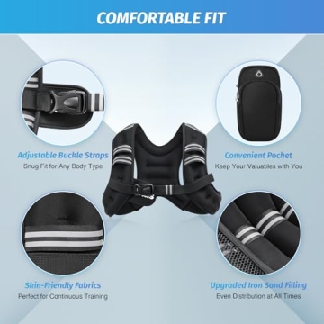 ZELUS Weighted Vest for Enhanced Workouts and Strength Training