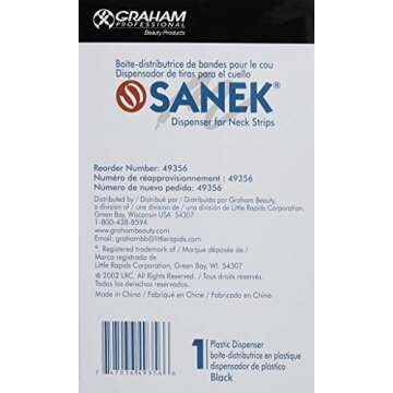 Graham Sanek Dispenser for Neck Strips, 1 Count