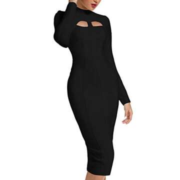 Whoinshop Women's Bandage Dress for Party & Club