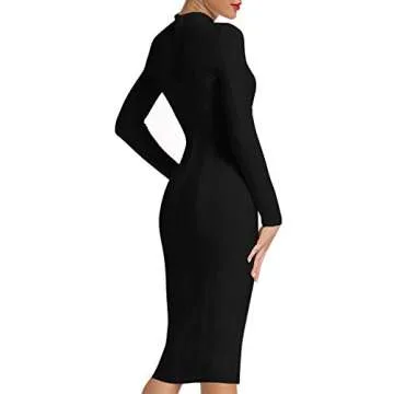 Whoinshop Women's Bandage Dress for Party & Club
