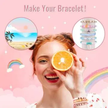 QUEFE 9870pcs, Clay Beads for Bracelet Making Kit, 92 Colors Flat Heishi Beads for DIY Crafts Necklace Jewelry Making Gifts