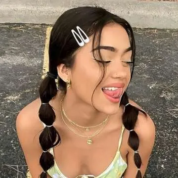 GKETN Snap Hair Clips for Women Water Drop Non Slip Hair Barrettes Heavy Coated Metal Hair Clips Accessory Mixed Color 20 PCS 1.89"