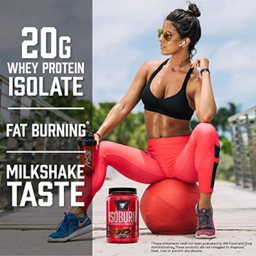 BSN ISOBURN Lean Whey Protein Powder Fat Burner Vanilla