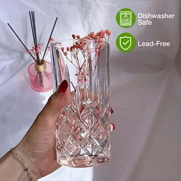 Qipecedm Elegant 8-Piece Drinking Glass Set for All Occasions
