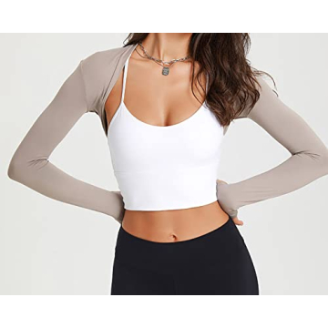 MISSACTIVER Women's Long Sleeve Cooling Shrug for Workouts