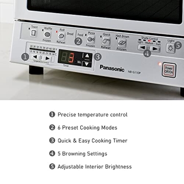 Panasonic FlashXpress Toaster Oven with Dual Heating